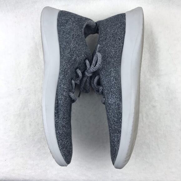 Allbirds Wool Runners Mens Size 10 Dark Gray Merino Wool Low Top Running Shoes - Picture 6 of 16